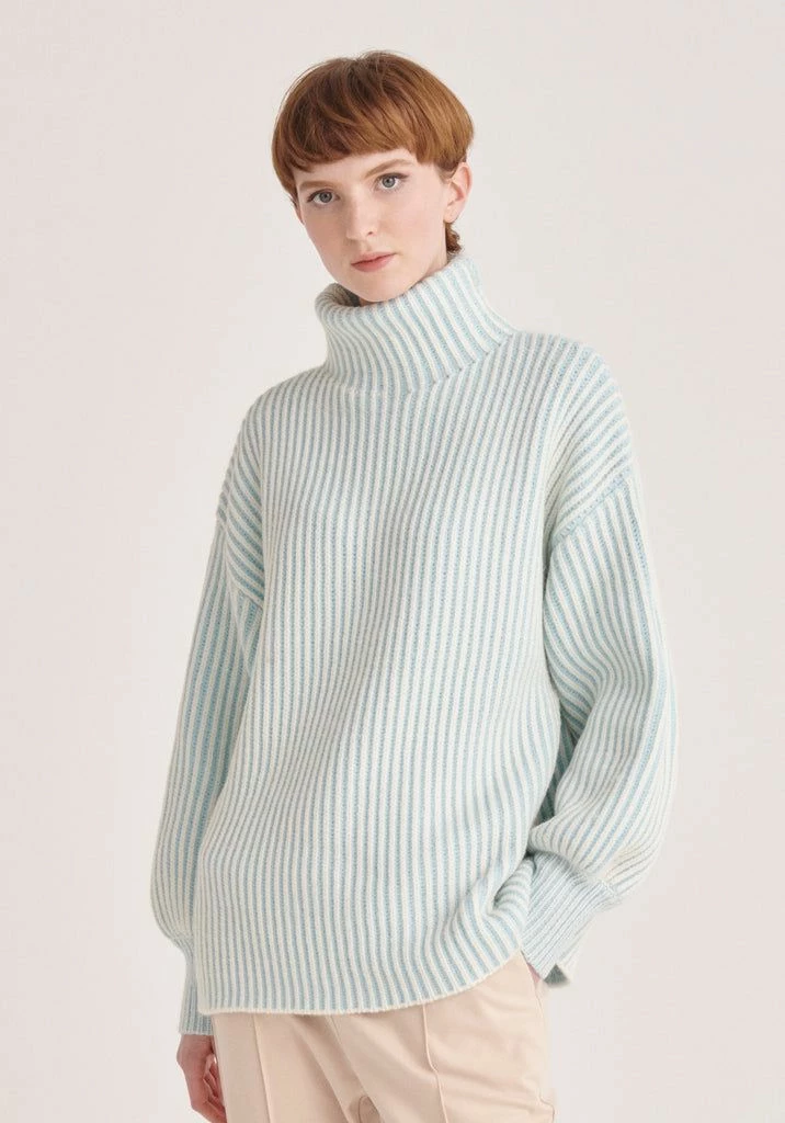 Paisie Striped Turtleneck Jumper - Multicolour 3 Paisie Striped Turtleneck Jumper - Multicolour