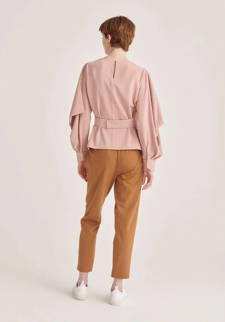 Paisie Belted Blouse - Pink 4 Paisie Belted Blouse - Pink - Image 2