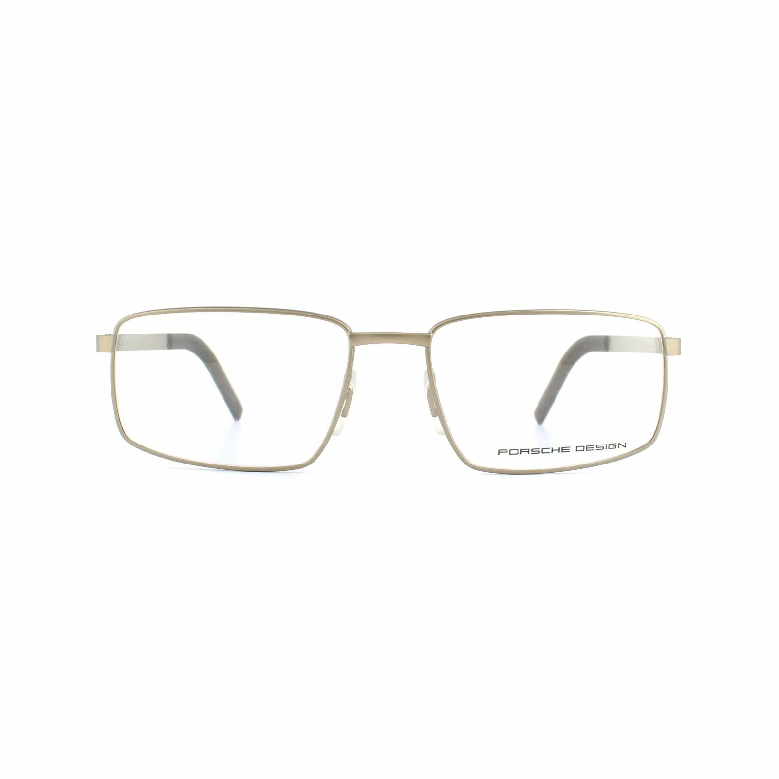 Porsche Design Rectangular Light Gold Mens Glasses Frames 3 Porsche Design Rectangular Light Gold Mens Glasses Frames