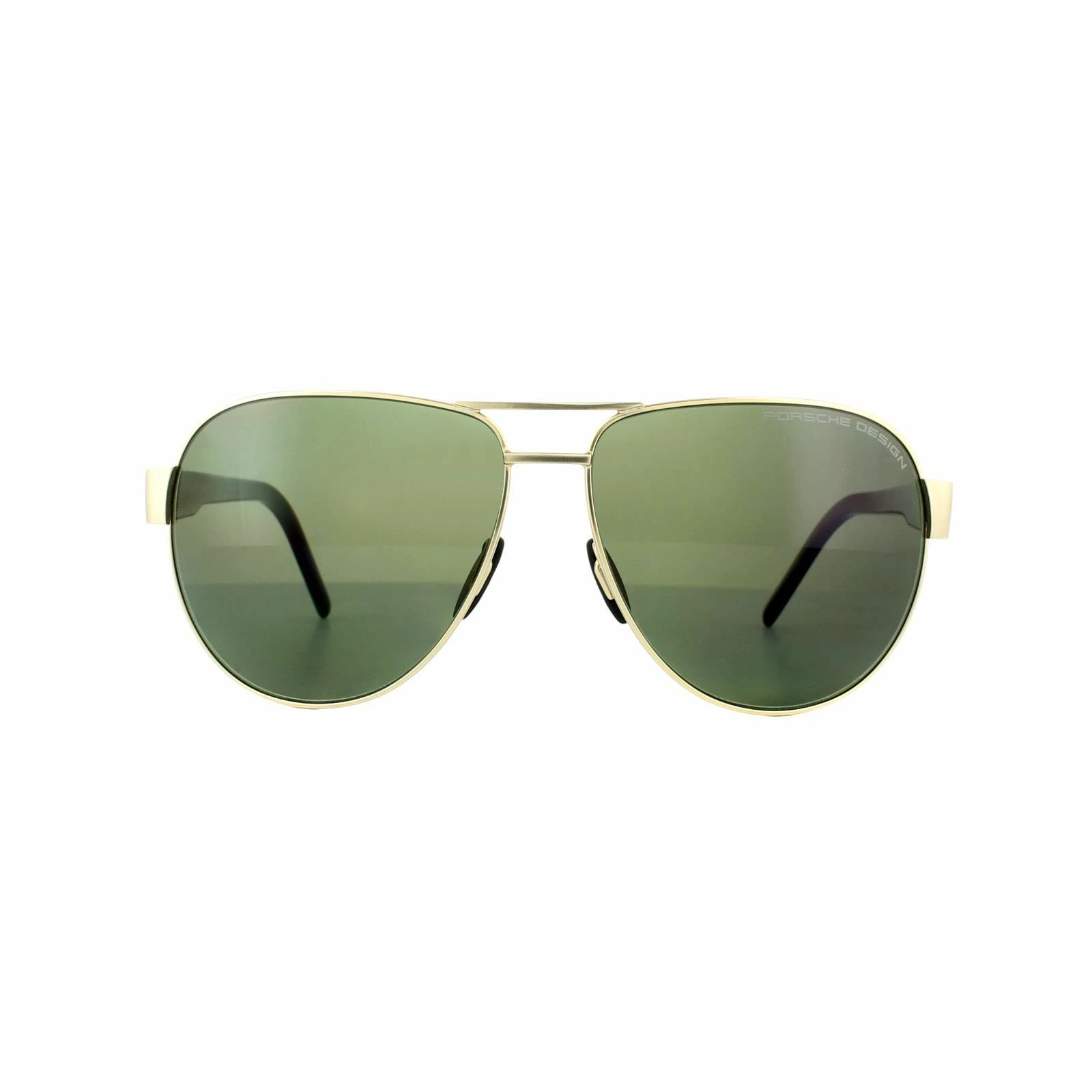Porsche Design Sunglasses P8632 B V401 Gold Green Polarized 3 Porsche Design Sunglasses P8632 B V401 Gold Green Polarized