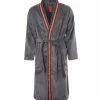 Luke 1977 The Saint Dressing Gown Robe - Charcoal -Cheap Paisie Sales Store 12f3107120b64b008996324a6cd5fcf8