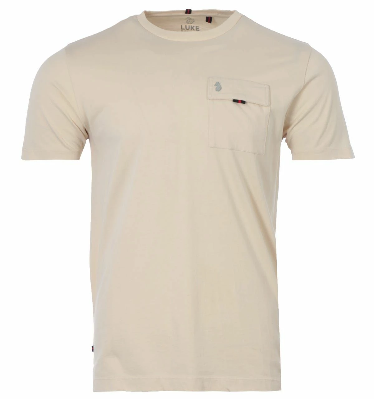 Luke 1977 Prize Pocket Crew Neck T-Shirt - Ecru 3 Luke 1977 Prize Pocket Crew Neck T-Shirt - Ecru