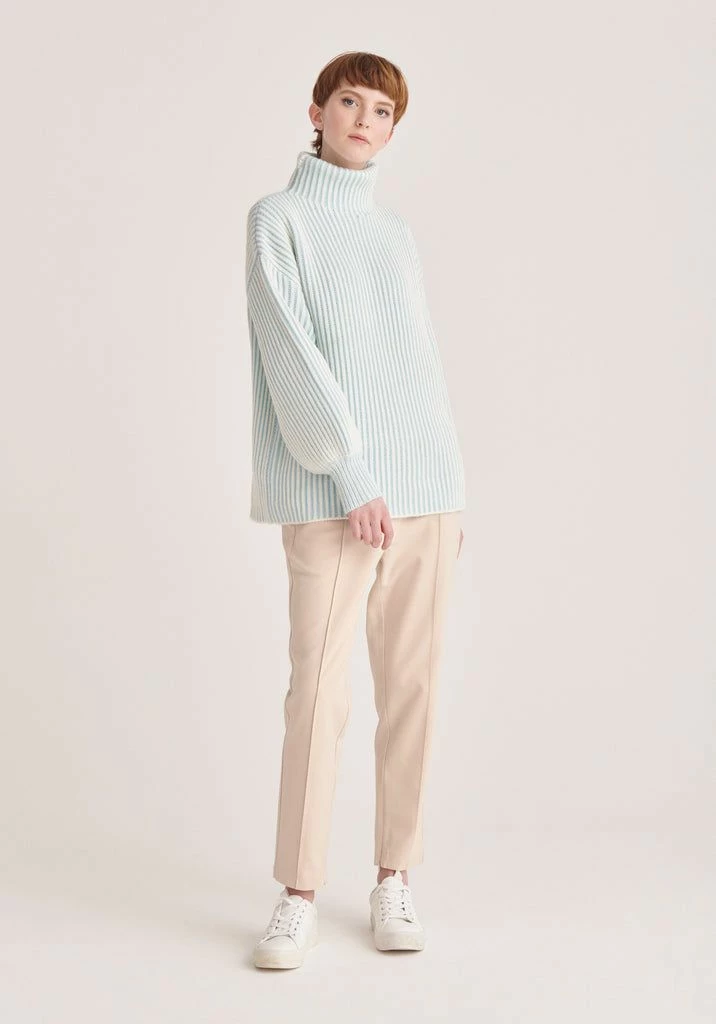 Paisie Striped Turtleneck Jumper - Multicolour 4 Paisie Striped Turtleneck Jumper - Multicolour - Image 2