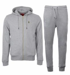 Luke 1977 Kevlarge Angel Hills Tracksuit - Mid Marl Grey