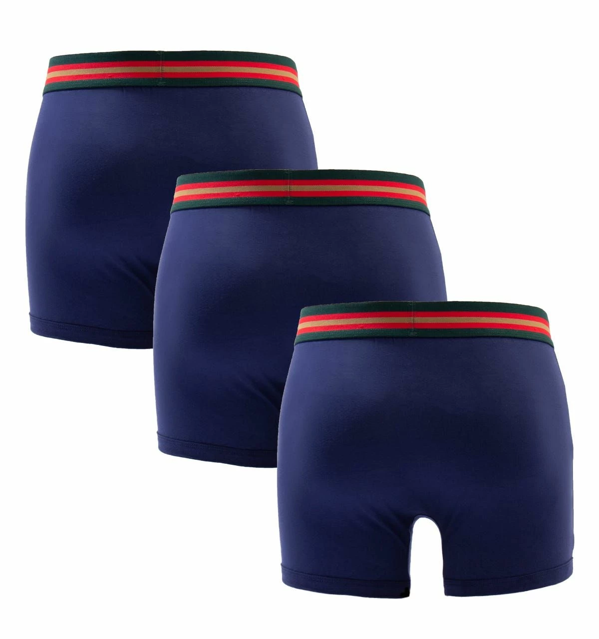Luke 1977 Three Pack Boxer Trunk - Navy Stripe 4 Luke 1977 Three Pack Boxer Trunk - Navy Stripe - Image 2