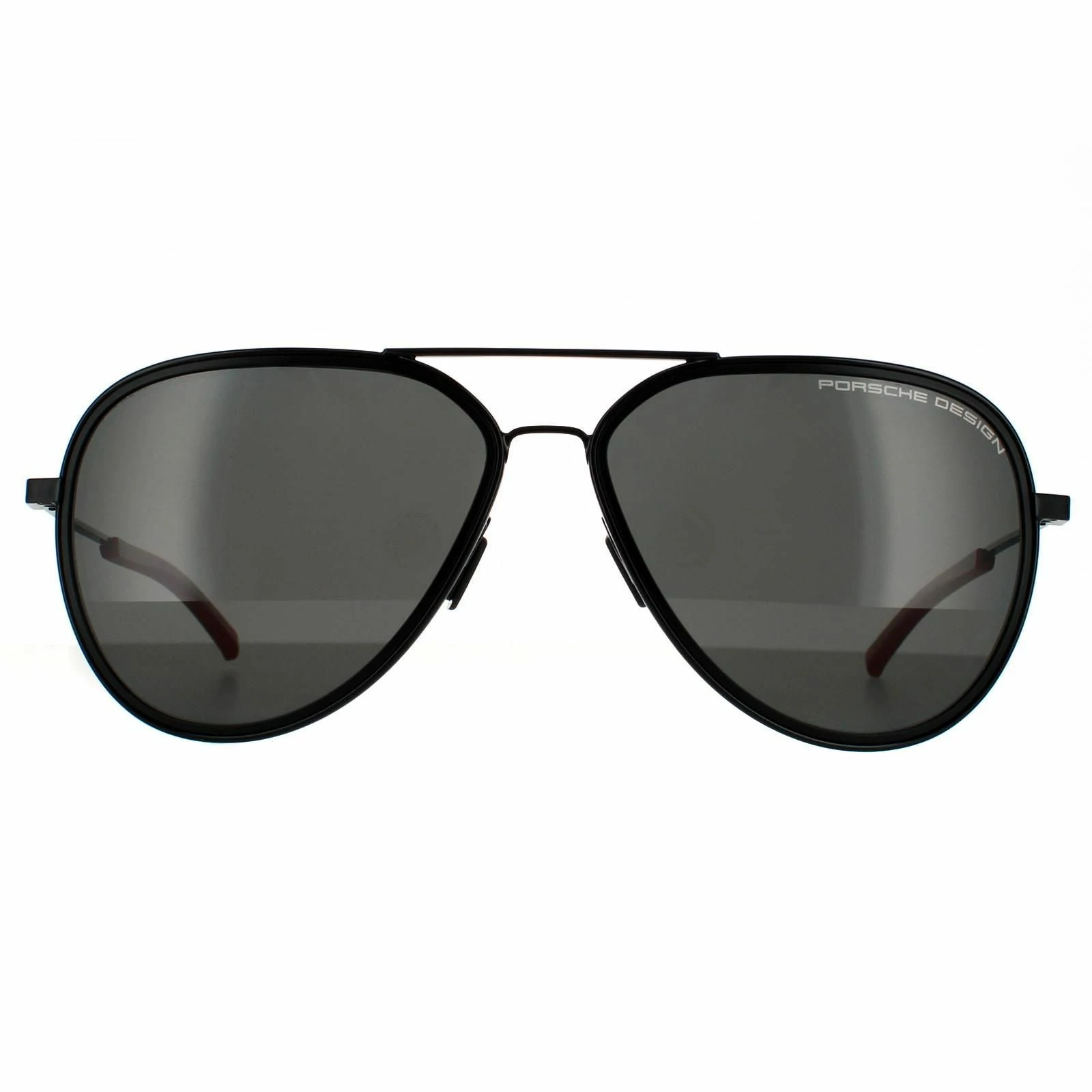 Porsche Design Aviator Mens Black Grey Polarized 90041091 3 Porsche Design Aviator Mens Black Grey Polarized 90041091