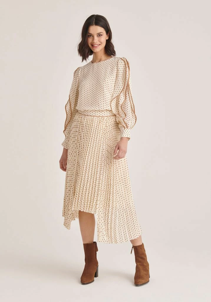 Paisie Draped Top with Cut Out - Pink 3 Paisie Draped Top with Cut Out - Pink