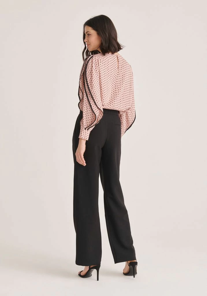 Paisie Straight Leg Trousers - Black 5 Paisie Straight Leg Trousers - Black - Image 3
