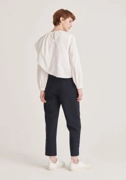 Paisie Asymmetric Frill Top - White -Cheap Paisie Sales Store 3a559c3ac2e145658474e2570f305428