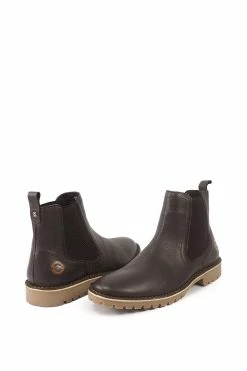 Lambretta Men's 'Lynx' Brown Leather Chelsea Boot -Cheap Paisie Sales Store 4380c14b855441828ecc6bdf6b017bbc