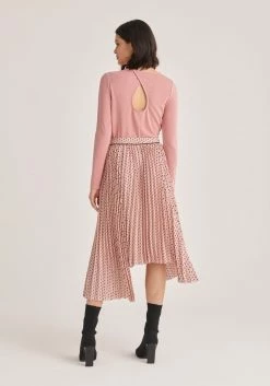 Paisie Draped Top with Cut Out - Pink 7 Paisie Draped Top with Cut Out - Pink -Cheap Paisie Sales Store 43b68302b7b64fc6b797951a37af52a2