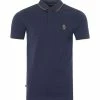 Luke 1977 Ricky Gold Tipped Polo Shirt - Navy -Cheap Paisie Sales Store 48371c7995024bf69015d71b3f7e02f6