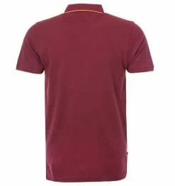 Luke 1977 Ricky Gold Tipped Polo Shirt - Garnet - Red -Cheap Paisie Sales Store 499b33b6ada747629b517ed9b19d70b7