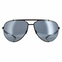 Porsche Design Aviator Mens Black Dark Red Blue Mirror Black P8920