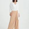 Paisie Wide Leg Wrap Trousers - Tan 2 Paisie Wide Leg Wrap Trousers - Tan -Cheap Paisie Sales Store 4b50b5b96b4c4aac85b7b444c8ab9543