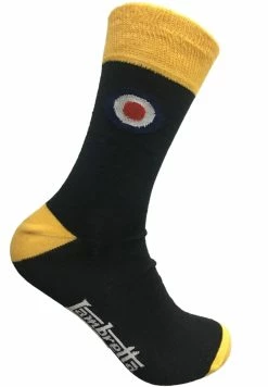 Lambretta Mens Cotton Rich Socks 3 Pairs in Black / Yellow - Multicolour -Cheap Paisie Sales Store 4f6fb30645244243896479a2bb8a1981