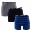 Luke 1977 Three Pack Boxer Trunks - Black, Grey & Stripe - Navy -Cheap Paisie Sales Store 5782c2dac0f4403ca20d33b84f95514e