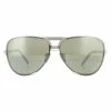 Porsche Design Sunglasses P8678 B Silver Olive Mirrored and Grey