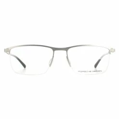 Porsche Design Semi Rimless Womens Palladium P8371 - Silver