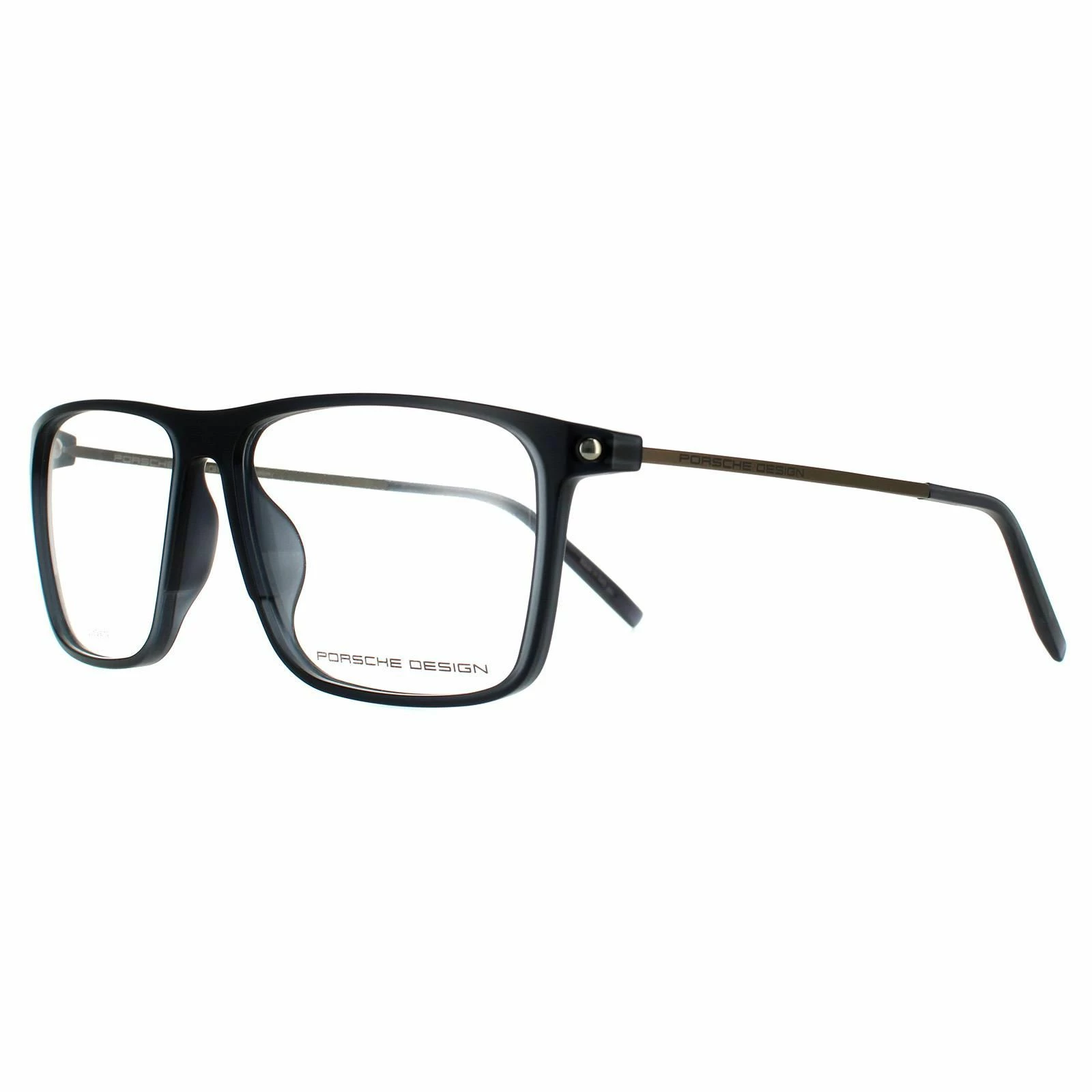 Porsche Design Rectangle Mens Grey Glasses Frames 4 Porsche Design Rectangle Mens Grey Glasses Frames - Image 2