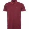 Luke 1977 Ricky Gold Tipped Polo Shirt - Garnet - Red -Cheap Paisie Sales Store 7e2124576b3f4900ba1e5ffb92670256
