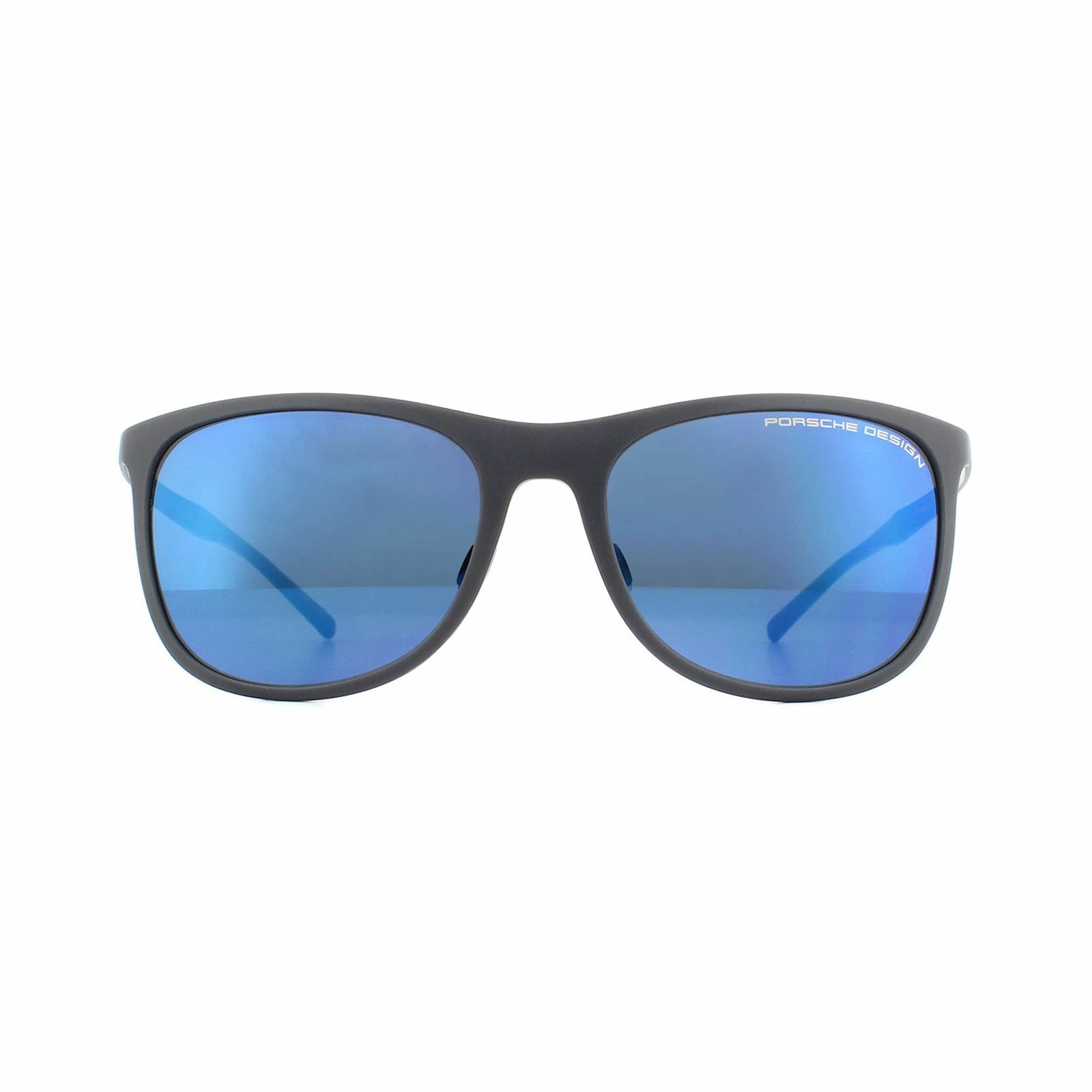 Porsche Design Sunglasses P8672 B Matte Grey Blue Mirror 3 Porsche Design Sunglasses P8672 B Matte Grey Blue Mirror