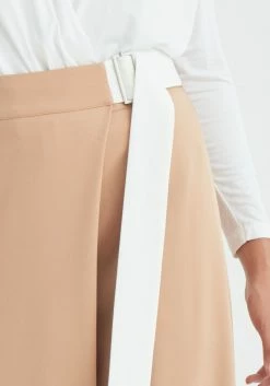 Paisie Wide Leg Wrap Trousers - Tan -Cheap Paisie Sales Store 7fb63bb9e2274a188b7f638f5e4d7764