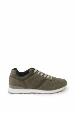 Lambretta Men's 'Echo' Khaki Trainer