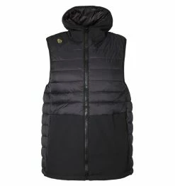 Luke 1977 Bubblas 2 Hooded Gilet - Black