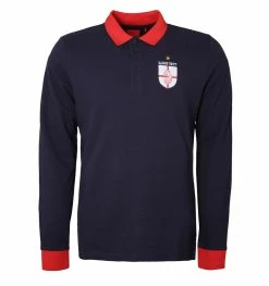 Luke 1977 Bobbys Dream Long Sleeve Polo Shirt - Navy