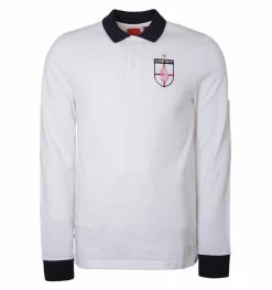 Luke 1977 Bobbys Dream Long Sleeve Polo Shirt - White