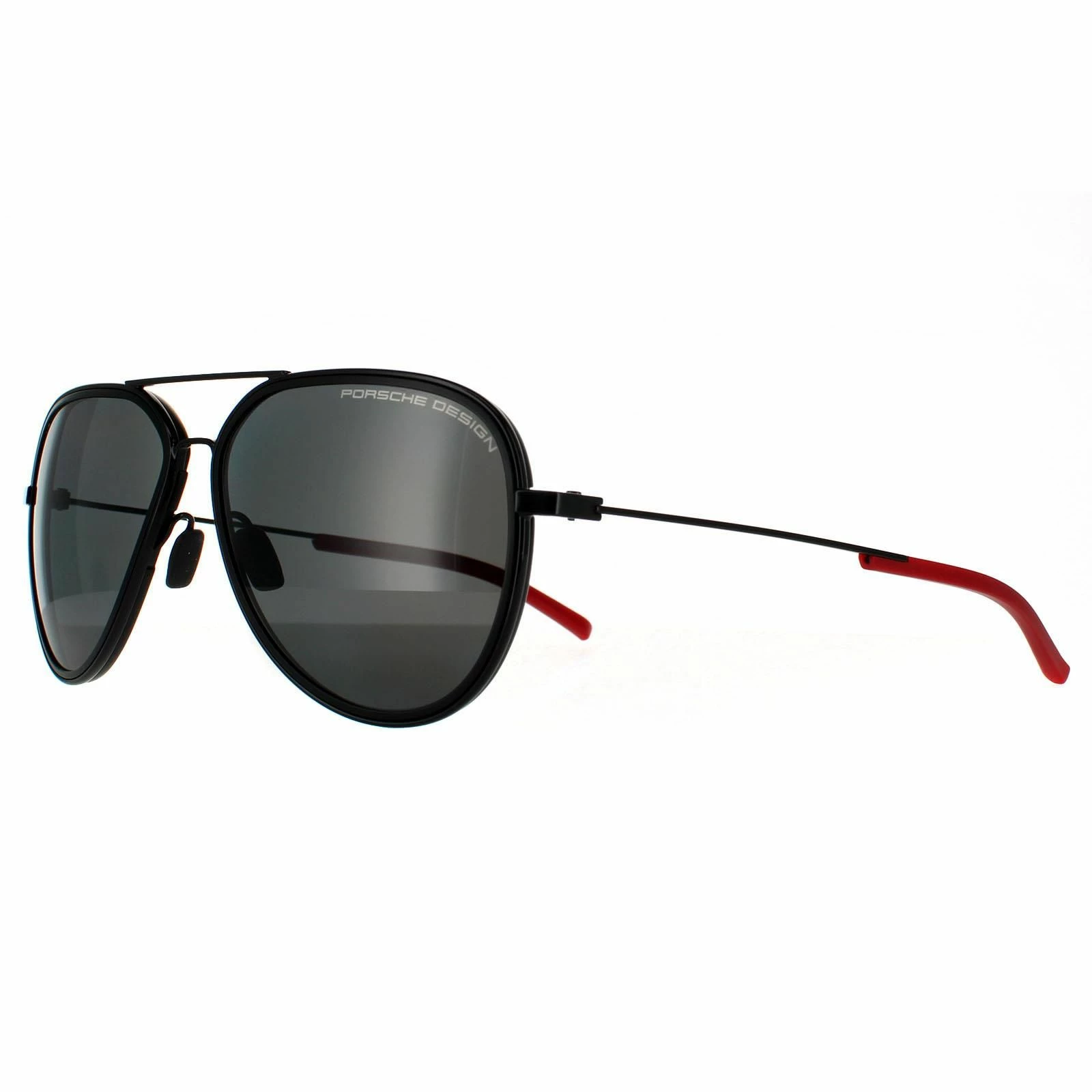 Porsche Design Aviator Mens Black Grey Polarized 90041091 4 Porsche Design Aviator Mens Black Grey Polarized 90041091 - Image 2