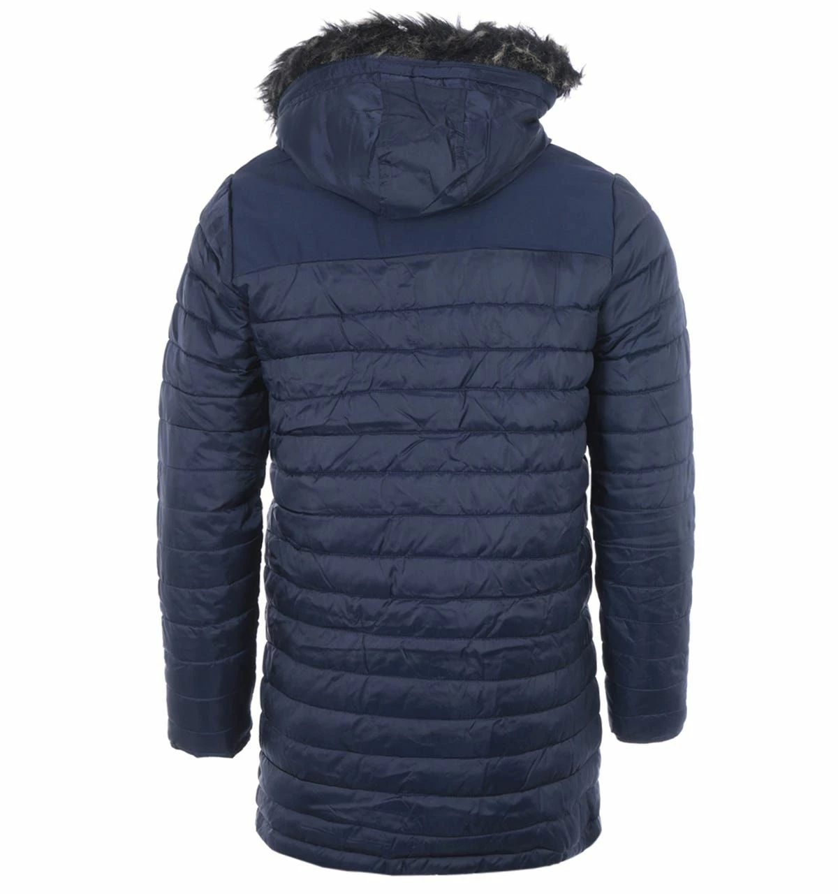 Luke 1977 Senior Bubbla Removable Fur Hood Parka Jacket - Navy 4 Luke 1977 Senior Bubbla Removable Fur Hood Parka Jacket - Navy - Image 2