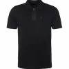 Luke 1977 Hardy Zip Polo Shirt - Jet Black