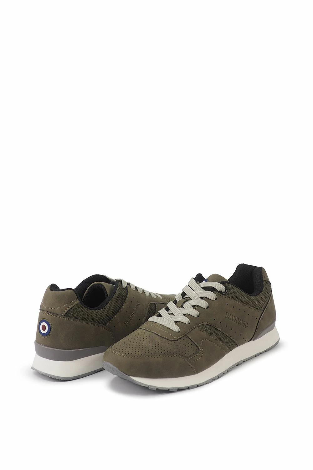 Lambretta Men's 'Echo' Khaki Trainer 6 Lambretta Men's 'Echo' Khaki Trainer - Image 4