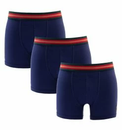 Luke 1977 Three Pack Boxer Trunk - Navy Stripe