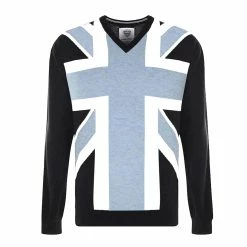 Lambretta Mens Jack Sweater Pullover - Grey