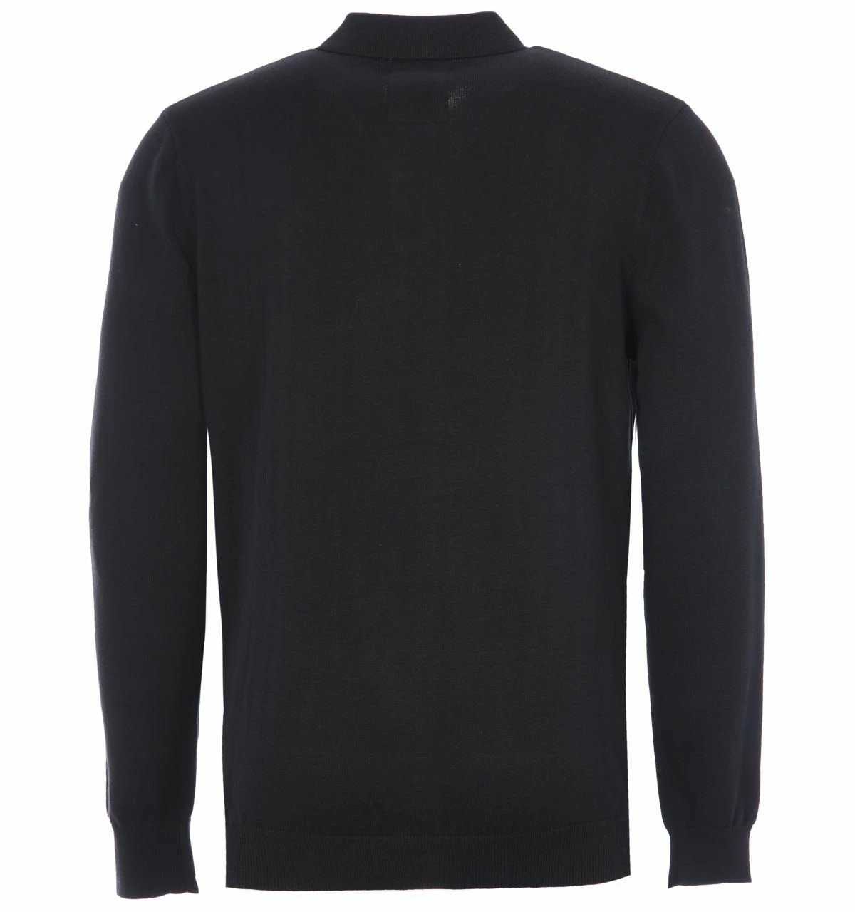 Luke 1977 Venice Knitted Long Sleeve Polo Shirt - Jet Black 4 Luke 1977 Venice Knitted Long Sleeve Polo Shirt - Jet Black - Image 2