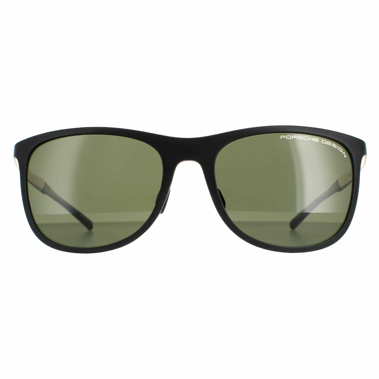 Porsche Design Rectangle Unisex Black Gold Green Grey Polarized P8672 3 Porsche Design Rectangle Unisex Black Gold Green Grey Polarized P8672
