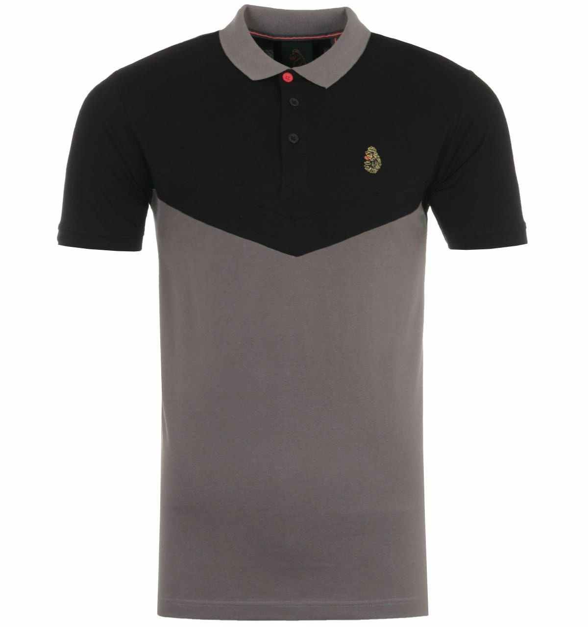 Luke 1977 Cala Mayor Contrast Polo Shirt - Black 3 Luke 1977 Cala Mayor Contrast Polo Shirt - Black