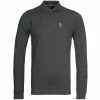 Luke 1977 Williams Charcoal Long Sleeve Pique Polo Shirt -Cheap Paisie Sales Store bbclzm12010acharcoal 1x