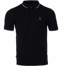 Luke 1977 Texas Tip Polo Shirt - Black
