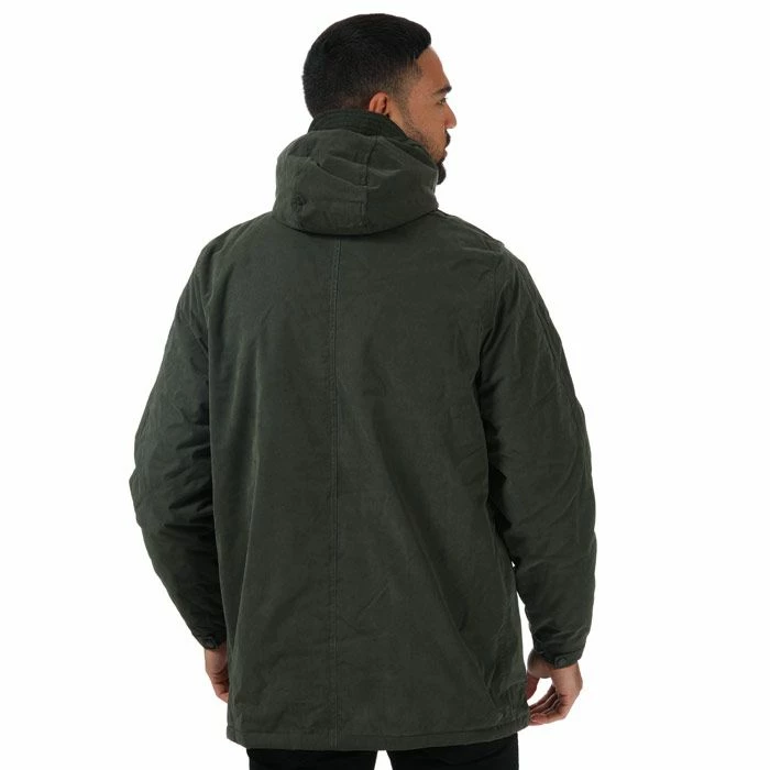 Men's Luke 1977 New Orleans Long Coat in olive 4 Men's Luke 1977 New Orleans Long Coat in olive - Image 2