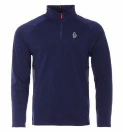 Luke 1977 Lockout Performance Funnel Neck Pullover - Navy