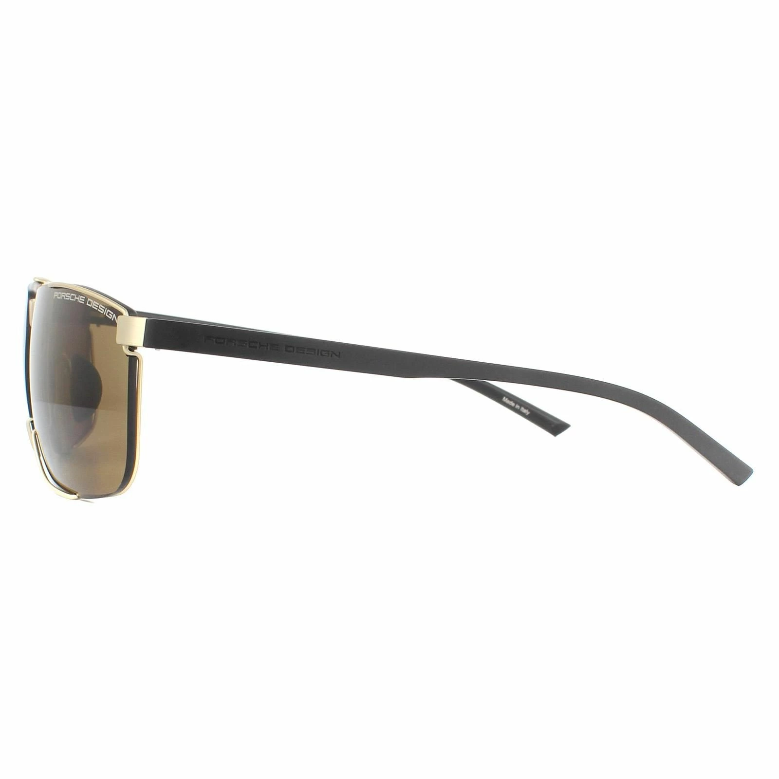 Porsche Design Rimless Mens Gold Brown Sunglasses 5 Porsche Design Rimless Mens Gold Brown Sunglasses - Image 3
