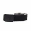 Luke 1977 Sunday Reversable Webbing Belt - Black & Silver -Cheap Paisie Sales Store c7757e7c366b4ef9a6b75693ef21385e