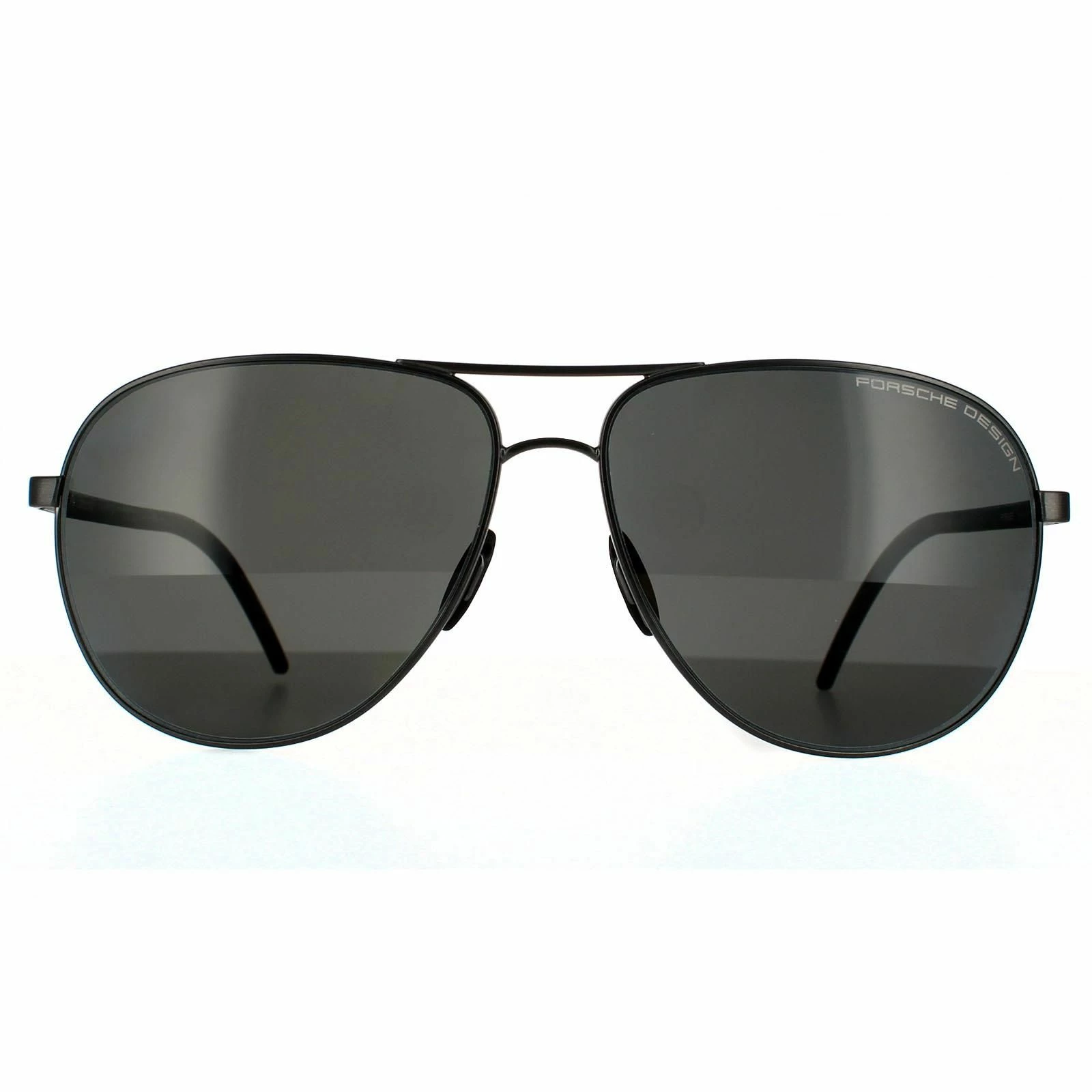 Porsche Design Aviator Mens Dark Gun Grey Polarized 90041091 3 Porsche Design Aviator Mens Dark Gun Grey Polarized 90041091