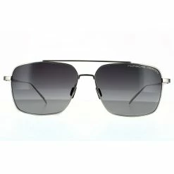Porsche Design Aviator Unisex Palladium Grey Blue Gradient 90041091 - Silver