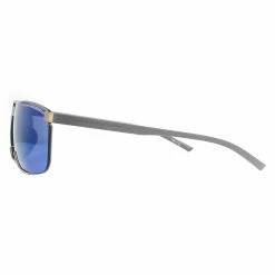 Porsche Design Rimless Mens Gold and Grey Blue Silver Mirror Sunglasses -Cheap Paisie Sales Store cee28cf1808f4f3a911871cdaf35e838