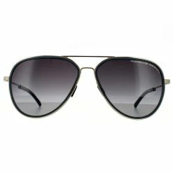 Porsche Design Aviator Mens Gold Grey Gradient AR Blue 90041091